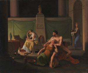 El regreso de Ulises. Escena de la Odisea de Homero de Christoffer Wilhelm Eckersberg