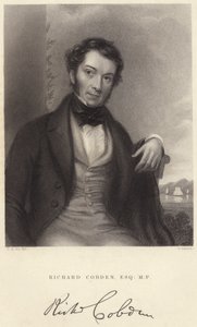 Richard Cobden, Esquire, M P (grabado) de C. A. du Val and Co.