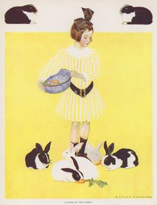 Chica de Coles Phillips, una amiga de la familia de C. Coles Phillips