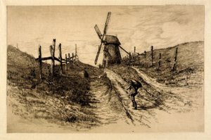 (Paisaje con molino de viento)