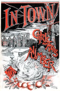 Portada del número de Navidad de la revista In Town, 1895 de C Hentschel
