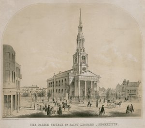 La Iglesia Parroquial de San Leonardo, Shoreditch, Londres