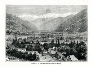 Cier y el valle de Bagneres-de-Luchon, Francia, c1879