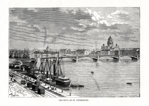 El río Neva, San Petersburgo