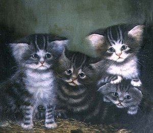 Cuatro gatitos