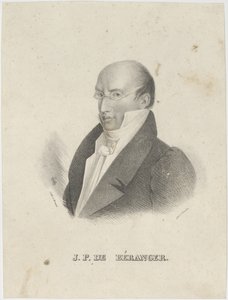 Retrato de Pierre-Jean de Béranger 1780-1857