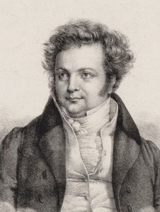 Retrato del compositor Heinrich Marschner de Cäcilie Brandt