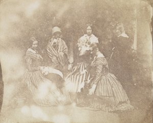 34. Grupos artísticos en varias poses, ca. 1845 de Calvert Jones