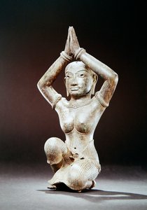 Mujer arrodillada, segunda mitad del siglo XI