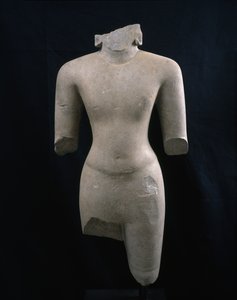 Torso de una Deidad (probablemente Vishnu), c. siglo VII