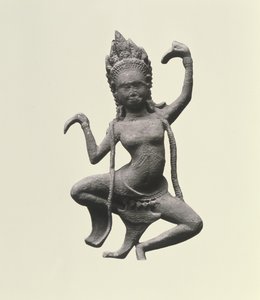 Una Apsara Bailarina, (detalle) de un friso, finales del siglo XII - principios del siglo XIII
