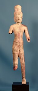 Buda Maitreya, figura pre-Khmer, principios del siglo VIII de Cambodian School