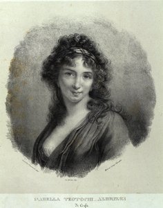 Retrato de Isabella Teotochi Albrizzi de Camilla Guiscardi