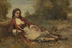 Mujer argelina de Camille Corot