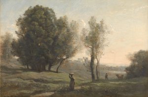 Paisaje
Recuerdo de Las Landas de Camille Corot