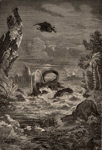La Tierra en la época de los dinosaurios de Camille Flammarion