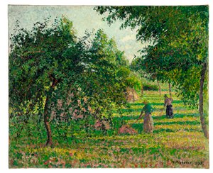Manzanos y Hacedores de Heno en Eragny, 1895