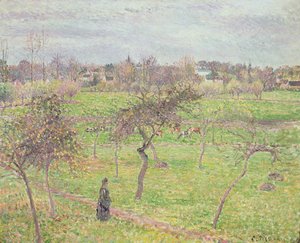 Manzanos en un prado en Eragny, 1894