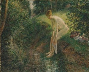Bañista en el bosque, 1895