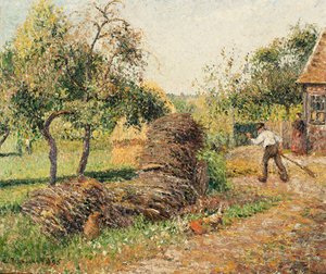 Corte de la Madre Lucien, Eragny, 1895 de Camille Jacob Pissarro