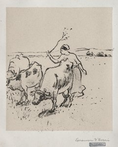 Vaquero, c. 1899 de Camille Jacob Pissarro