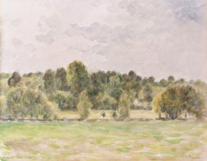 Tarde en Eragny de Camille Jacob Pissarro