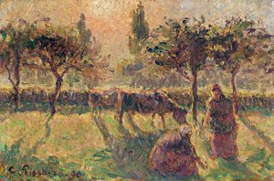 En los campos, 1890 de Camille Jacob Pissarro