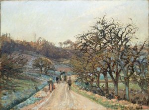 Huerto cerca de Osny, Pontoise de Camille Jacob Pissarro