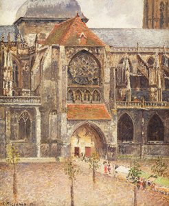 Portal de la Iglesia de Saint-Jaques en Dieppe de Camille Jacob Pissarro