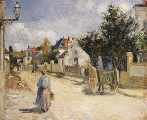 Camino en Pontoise de Camille Jacob Pissarro