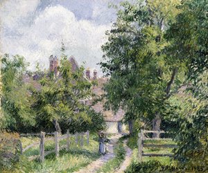 Saint-Martin, cerca de Gisors, 1885 de Camille Jacob Pissarro