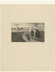 Crepúsculo con pajares Mueble crepúsculo avec de Camille Jacob Pissarro