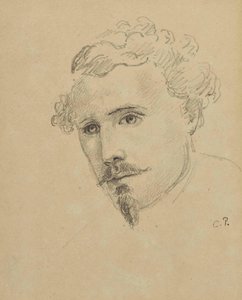 Autorretrato, c. 1853 de Camille Jacob Pissarro