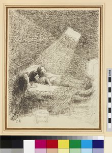 Estudio para La Asfixia de Camille Jacob Pissarro