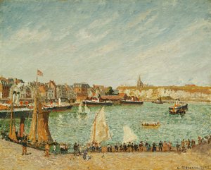 El sol de la tarde, puerto exterior de Dieppe; L
