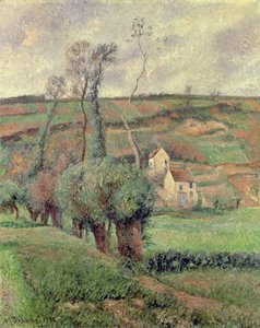 La Côte de Chou en Pontoise, 1882 de Camille Jacob Pissarro