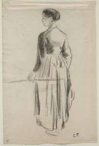 La Pastora, Eragny, 1886 de Camille Jacob Pissarro