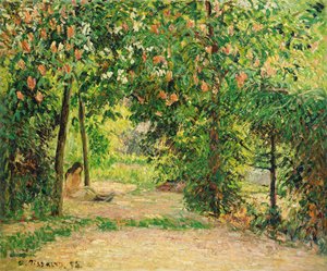 El Jardín en Eragny en Primavera, 1894 de Camille Jacob Pissarro