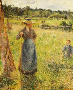 El segador de Camille Jacob Pissarro