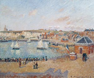 El Puerto Exterior en Dieppe, 1902