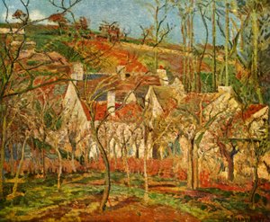 Los techos rojos, 1877, 1939 de Camille Jacob Pissarro