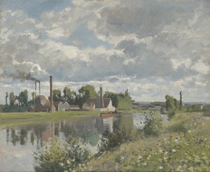 El río Oise cerca de Pontoise, 1873