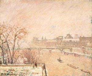 El Sena desde el Pont-Neuf de Camille Jacob Pissarro