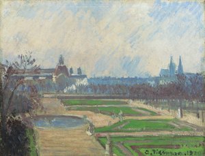 Las Tullerías y el Louvre, 1900