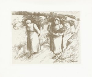 Las mujeres llevan maricones
Porteuses de fagots de Camille Jacob Pissarro