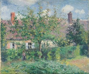 Casa de campo en Éragny. 1884