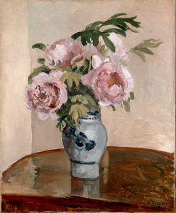 Ramo de peonías rosadas, 1873
