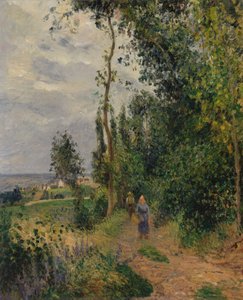 Côte des Grouettes, cerca de Pontoise, c.1878 de Camille Jacob Pissarro