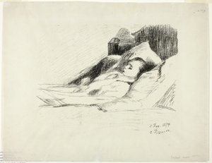 Niño muerto de Camille Pissarro