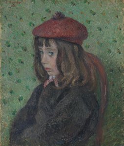 Félix Pissarro con boina roja de Camille Jacob Pissarro